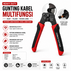 Gunting Kabel Multifungsi Heavy Duty CR-V Gunting Kabel Multifungsi Heavy Duty CR-V